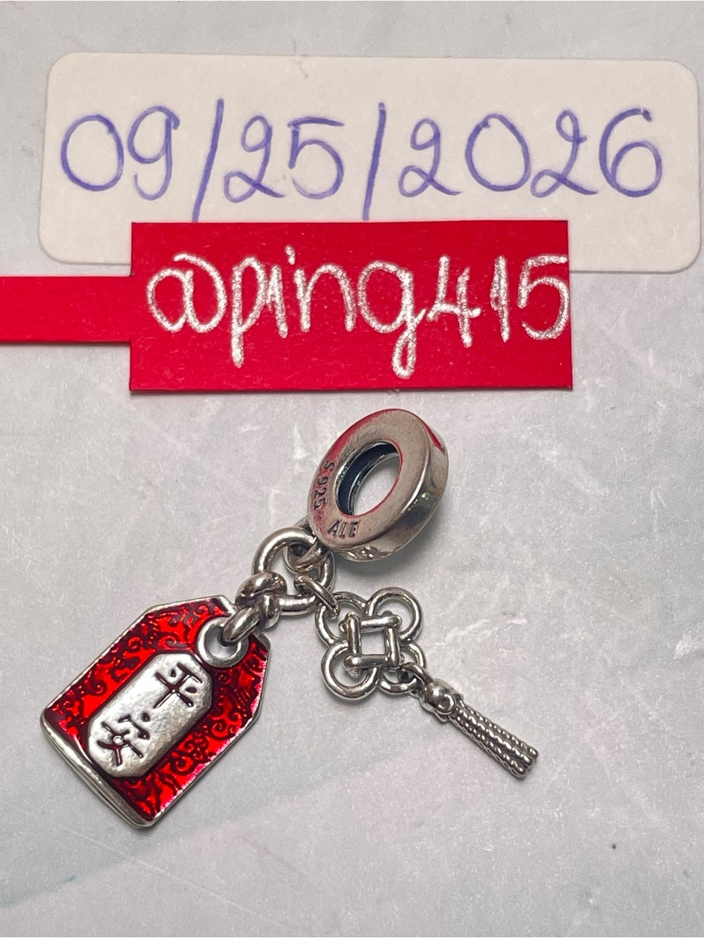 Pandora Lucky Amulet Double Dangle - Picture 3 of 10